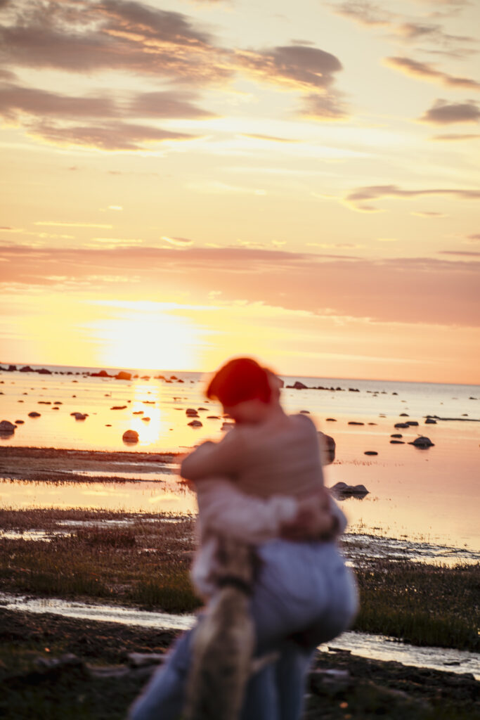 sunset photoshoot in Estonia